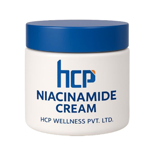 Niacinamide cream formulation by HCP Wellness – leading private label moisturizer cream manufacturers in India