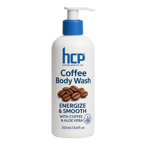 Coffee-infused body wash by HCP Wellness – trusted Coffee Body Wash Manufacturer and Body Wash Supplier