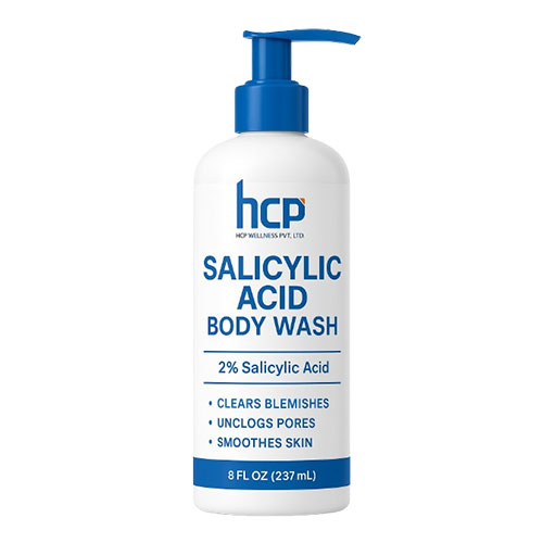 Salicylic Acid Body Wash Manufacturer and Private Label Supplier – HCP Wellness