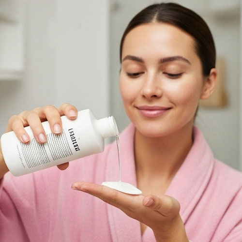 Herbal face toner with brand label by Private Label Skin Toner Manufacturer