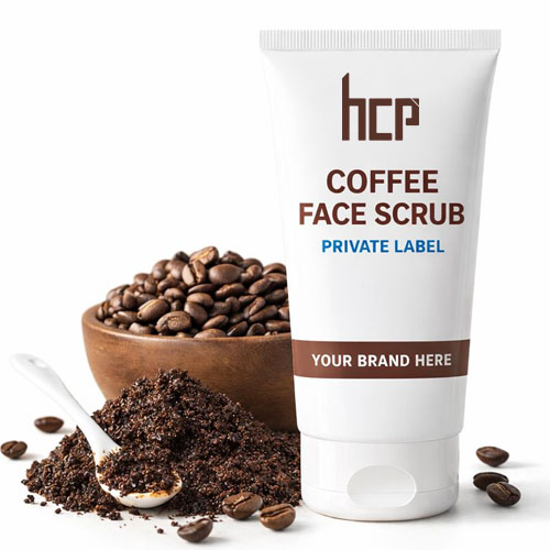 Coffee face scrub manufacturer and private label face scrubs by HCP Wellness