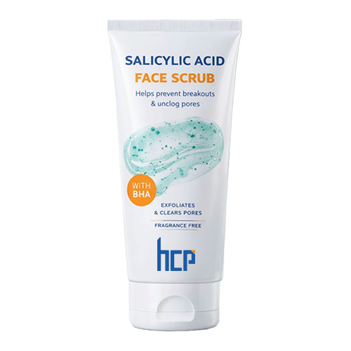 Salicylic Acid Face Scrub Manufacturer in India – HCP Wellness Private Label & Third Party Skin Care Products